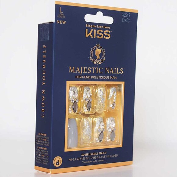 Kiss Majestic Nails Long Length - Sparkle - Picture 7 of 10